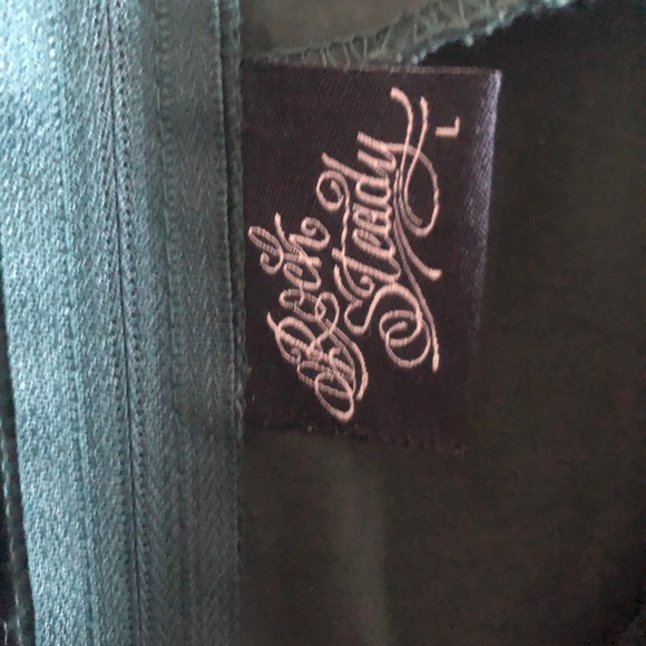 NWT Rare! Rock Steady Pinup Dress with Sweetheart Neck Green size L - Picture 6 of 10